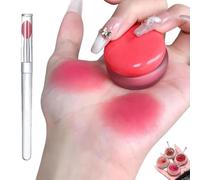 Lip & Cheek Blurry Pudding Pot, Korean Pudding Pot Blush, Soft Matte Blush Blurry Makeup Blushs Lipstick, Multi-use Natural Glow Face Blushs, Long-Lasting Makeup, High Color Rendering (06#)