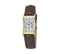 Lip Churchill Watch T18 671933 Brown Leather Strap Gold Dial