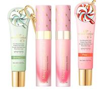 Lip Conditioner & Lip Oil Set, Moisturizing Balm Set with Lips Gloss & Balm for Dry and Chapped Lips, Long Lasting Glossy with Shea Butter, Hydrating & Smooth, Non-Sticky Lipstick (2PCS)