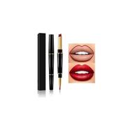 Lip cushion set with vegan balm and blur effect technology Double-ended Velvet Lipstick Pencil-Matte Lipstick and Lip Liner in One,12H Waterproof Formula,Twelve Colours Available