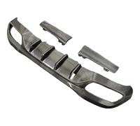 Lip Diffuser Spoiler For Benz W206 C Class C200 C260 C43 Carbon Fiber Rear Diffuser Bumper Lip Spoiler Splitter Car Bodykit(Carbon Fiber)