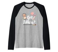 Lip Filler Botox Funny Aesthetic Nurse Makeup Lovers Pun Raglan Baseball Tee