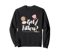 Lip Filler Botox Funny Aesthetic Nurse Makeup Lovers Pun Sweatshirt
