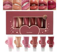 Lip Glaze | Long-Lasting Shiny Lipstick,Hydrating Plumping Lipstick Nourishing for Women Makeup Girl Beauty Gathering Dating Enhancing Natural Look