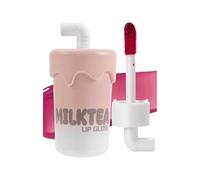 Lip Glaze Matte Liquid Lipstick Lasting Tints Moisturizing Milktea Gloss Makeup Supplies For Women And Girl Milktea Gloss Matte Glaze Stain Lightweight Liquid Lipstick For Party