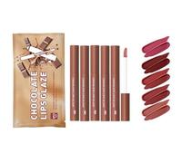 Lip Glaze,Matte Nude Lipstick Set For Dry Lips- Long Lasting Non Stick Cup Velvet Lip Gloss Lip Stain/Matte Nude Hot Pink Lipstick for Daily Wear, Parties, Weddings(5 Colors Set)