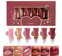 Lip Glaze - Shiny Lip Plumper Gloss - Hydrating Plumping Lipstick Lasting for Women Beauty Makeup Dating Gathering Parties