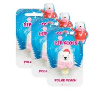 Lip Gloss 3ml x Pack of 3 - Polar Peach - Wraps Your Lips in Hydrating Shine and Sparkle Making This the Perfect Lip Gloss for Protecting Your Lips in Winter