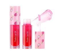 Lip Gloss Bottles Roll on Fruit Series Lip Oil Glass Lip Moisturizing Transparent Lip Gloss Exfoliating Lip Balm Lightenings Lip Lines 5ml Hard Candy Tint