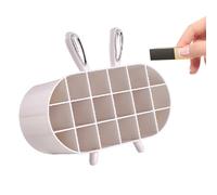 Lip Gloss Holder,Lipstick Display Case - Cosmetic Makeup Organizer for Lipstick, Brushes, and More, Lit Gloss Display Holder Case with 14 Slot