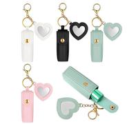 Lip Gloss Key Ring - 4 Pieces Pendant for Handbag - Carrying Bag for Lip Gloss, for Girls, Women, Students, Make-Up, Travel, Party, Daily Travel, Party