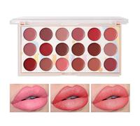 Lip Gloss Lip Palette - Lipstick Lip Gloss Palette | 18 Colors Lipstick Palette Sweat Proof Lip Palette | Waterproof Matte Lip Palette | Lip Gloss Lip Cream Palette For Women Girlfriend Mother Wife
