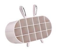 Lip Gloss Organizer - Portable 14 Compartment Lipstick Display Case | Makeup Accessories for Beauty Travel