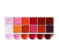 Lip Gloss Palette - 12 Colors for Teens, Makeup Kit with High-Pigmented Shades, Hydrating Long-Lasting Formula, Waterproof Smooth Texture, Vibrant Cosmetic, Lip Palette for Travel and Daily Use