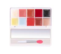 Lip Gloss Palette - Lip Gloss Set, 10 Colors Jelly Lip Cream Palette - Multi Color Smooth Lip Glosses, Non-Sticky Lipstick Effect Lipgloss Make Up, Professional Lip Palette, Lip Contour Palette
