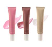 Lip Gloss Set,3 Pcs Tinted Lip Balm & Lip Oil,Long Lasting Lip Stain & Nude Lip Gloss for Women,Non-Greasy Lip Glow Oil & Lip Plumper,Clear Li-p Gl-oss Tubes for Instant Moisture,Colored Hydration