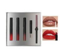 Lip Gloss Set - 5 Pieces Delicate Long-Lasting Lip Jelly,Non-Sticky Plumping Lip Gloss Lip Balm for Family Friends Colleagues Makeup Beginners Beauty Lovers