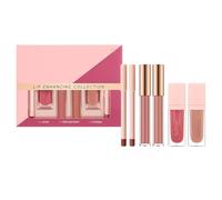 Lip Gloss Set 6 Pieces - Matte Lip Gloss, Balm And Pencil Kit | Easy Apply Waterproof Long Lasting Ĺip Makeup. Hydrating Non-Greasy Formula For Women, Girls And Teens