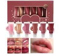 Lip Gloss - Shiny Lip Plumper Gloss | Moisturizing Lipstick | Hydrating Plumping Lipstick Nourishing For Women Makeup Girl Beauty Gathering Dating Enhancing Natural Look Special Events And Everyday Na