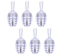 Lip Gloss Tube Refillable Container 6pcs Mini Beehive Shape Abs 8ml | Safe and Tasteless, Leak-proof Seal, Multi-purpose Empty Tube for Cosmetic Filling