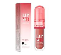 Lip Gloss With VB Complex, 4.7ml Moisture-Locking Plumping Lip Gloss, Chapped L-ip Care Tinted Lipstick, Non-sticky L-ip Hydrating Oil For Women Girl Outdoor Travel Everyday Beauty Use