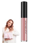 Lip Gloss Women, Long Lasting Plumper Stick,6ml Waterproof Shine Enhancer, Lightweight Non-Sticky Formula, Smooth Glossy Finish, Rose Pink, Daily Wear, Parties, Commute,