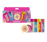 Lip Licking Lip Balm Collection - Protect & Hydrate Beeswax Lip Balm Stick - Lip Repair & Therapy In One - Includes - 4 x Lip Balm Sticks - 1 x Double Lollies Lip Balm Tin 10g (Approx.)