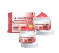 Lip Lightening Cream for Dark Lips, Lip Scrub Exfoliator, Deep Moisturizing Natural Bright Lips Mask, Long Lasting Lightening Scrub Balm, Reduce Fine Lines, Refreshing and Not Sticky (2)