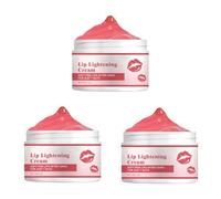 Lip Lightening Cream, Lip Brightening for Dark Lips, Dark Lips Cream, Repairs Dry with Exfoliating & Anti-Crack Repair, Remove Darkness, Deep Nourishing and Hydrating, For All Skin Types (3pcs)