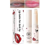 Lip Lightening For Dark Lips,Moisturizing Lip Balm Whitening & Brightening, Lip Balm Lips Pink Bleaching Cream Balm,Lip Care Lightens Remove Dark Lips (A)