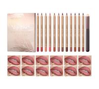 Lip Liner 12pcs Lip Liner Set Different Colors Lip Liners Set,Slim Lip Liner Pencil Set Waterproof Lip Pencil,Lip Liners Long-Lasting and Non-Fading