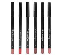 Lip Liner 6Pcs, Professional Matte Lip Pencil Long lasting, Easy To Colour, Rich and Professional Shaping Lip Liner Set (set 03)
