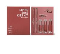 Lip Liner and Lipstick Combo Makeup Gift Set Matte Liquid Lipstick Liner Gloss Set Waterproof Stain Kits Professional Lip Makeup Gift Kit