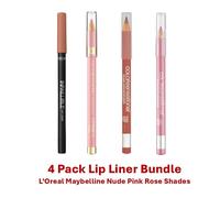 Lip Liner Bundle L’Oreal Maybelline Nude Pink Rose Shades