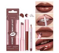 Lip Liner Lipstick And Lip Gloss Set For Smooth Creamy Long Lasting Matte Finish Moisturizing Lip Makeup Social Event Lip Makeup
