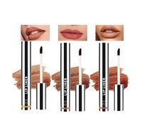 Lip Liner Peel Off Lip Liner Tattoo,3Pcs Peel Off Lip Stain Matte Finish Lip Liner Set,Nude Brown Contour Makeup Lipsticks,Highly Pigmented Lip Liner Stay with Hyaluronic Acid & Vitamin