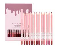 Lip Liner Pencil 12 Colors Natural Matte Creamy Long Lasting Makeup