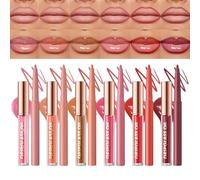 Lip Liner Pencil, Beauty Stick Crayon, Natural Makeup Set, Hydrating Formula Long Lasting Wear Portable Design Suitable for Girls and Women, 5.51x9.06 Inches