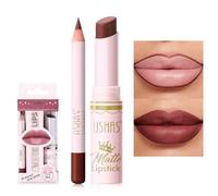 Lip Liner Set 2 in 1 Waterproof Lip Liner Set for Women Lip Liner Long Lasting Lip Liner Matte Lipstick with Lip Liner Kits
