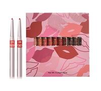 Lip Liner Set, Creamy Pencil Kit, Twelve Piece Makeup Collection, Matte Finish Pens, Lip Definer for Women, Ideal for Mother, Wife, Daily Wear, Special Occasions