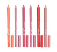 Lip Liner Set, Lip Marker Stain , 6 Pieces, Portable Lip Liner Stain Smoothly Apply Lip Liner for Women, for Girlfriend, Sister, Birthday, Anulely