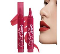 Lip Liner Stain - Long-Lasting, Lp Sttain Pen, Smooth and Lightweight Wear, New Ink Crayon Matte | Love Stained Tint Marker for Daily Commuting