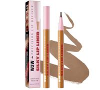 Lip Liner,Waterproof Lip Liner, Smudge Proof Formula with Long Lasting Transfer-Resistant Color All Day Wear,Multiuse For Lips, Eyes & Face, No Sharpener Required