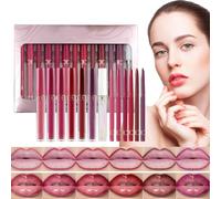 Lip Makeup,Lightweight Lip Liner Creating Gloss | Long-Lasting Waterproof Transfer-Proof Hydrating Makeup Tool for Date Nights Smooth Coverage Festive Weddings Outdoor Events
