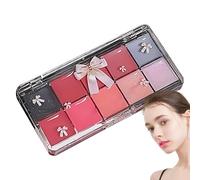 Lip Makeup Palette for Costume - 10 Shadow Jelly Texture, Moisturizing Cosmetic Set, Lightweight Non-Sticky Formula | Colorful Lipstick Kit for Party Stage Event Festival Artistic