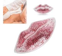 Lip Mask, Reusable Ice Pack, Lip Shaped Lip Ice Pack, Leakage Proof Compress Pack Lip Cooler Gel Pack, Anti Aging Lip Care Pad for Reduce Swelling of Lips