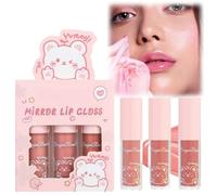 Lip Oil and Lip Gloss Set,3PCS Lip Glow Oil Tinted Clear Lip Plumper,Hydrating Lip Oil Lipgloss Gift Set,Non-Sticky Lip Gloss for Girls,Moisturizing Lipgloss Set Gift for Women and Teenage Girl,A Set