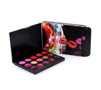 Lip Palette 15 Colors Non-Stick Cup Moisturizing High Effect | Long Lasting Moisturizing High Effect for Girls Makeup Dating Party Wedding
