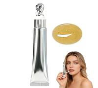 Lip Plumper Gloss, Plumpify Lip Plumping Serum, Clear & Hydrating Plumping Lip Treatment for Fuller, Glossy Lips, Moisturizing & Non-Sticky Lip Plumper for Older & Young Women (Golden Brown)