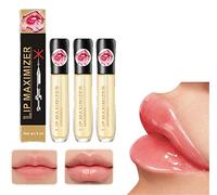 Lip Plumper,Lip Maximizer Hyaluronic Lip Plumper,Lip Plumping Serum Instant Lip Filler,Vitamin E Lip Plumping Serum,for Moisturize, Eliminate Dryness Wrinkles (3 Pcs)